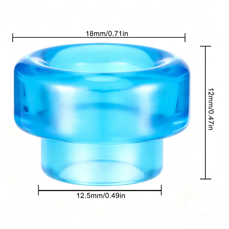 Drip Tip Resin - 5PCS 810 Mouthpiece Without Ring Resin