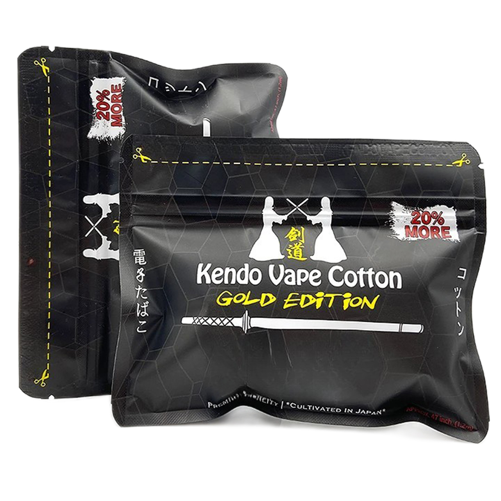 New Kendo Cotton Gold Edition  - Vaping Goods 评论和价格