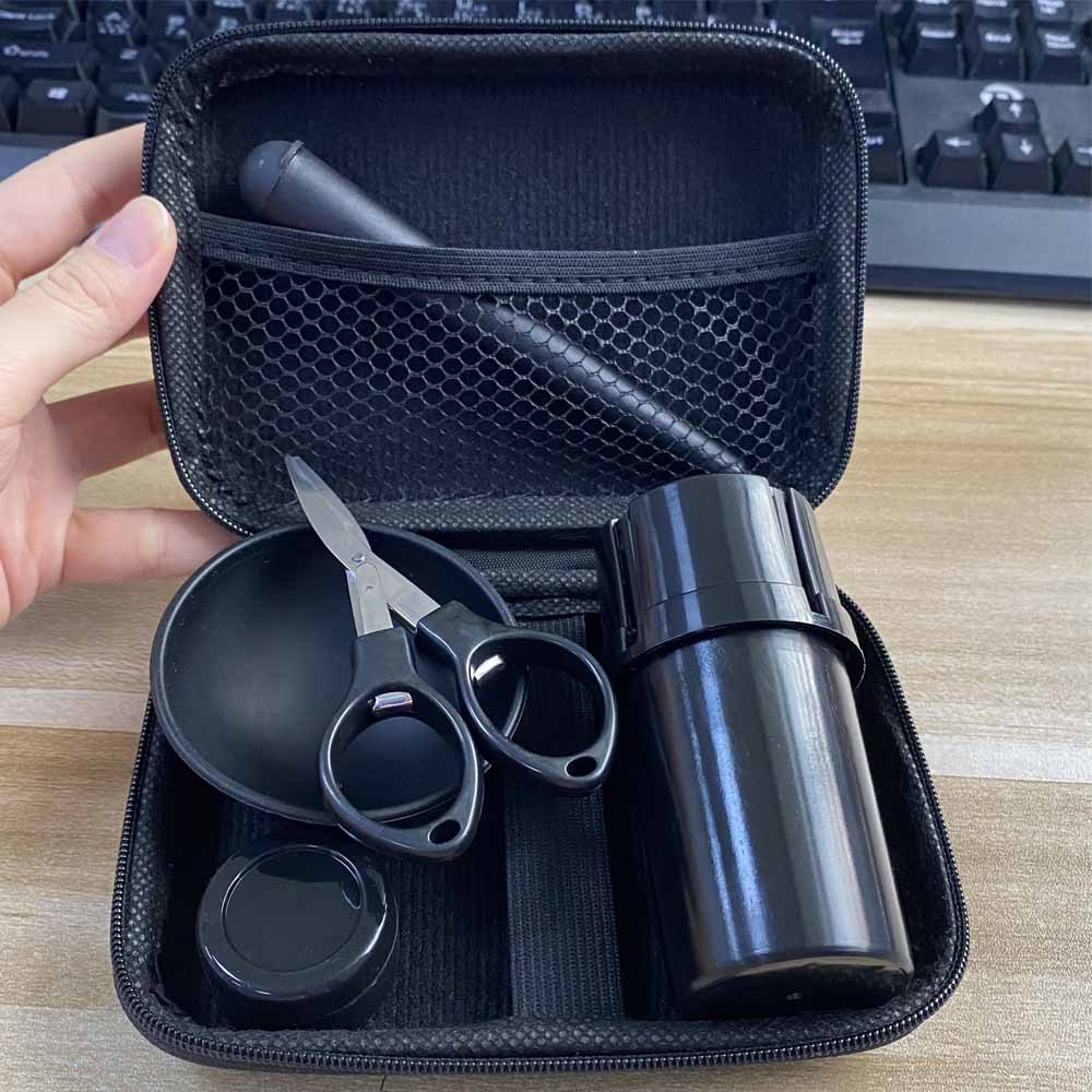1Set Black Grinder Crusher Wit - Vape Accessory 评论和价格