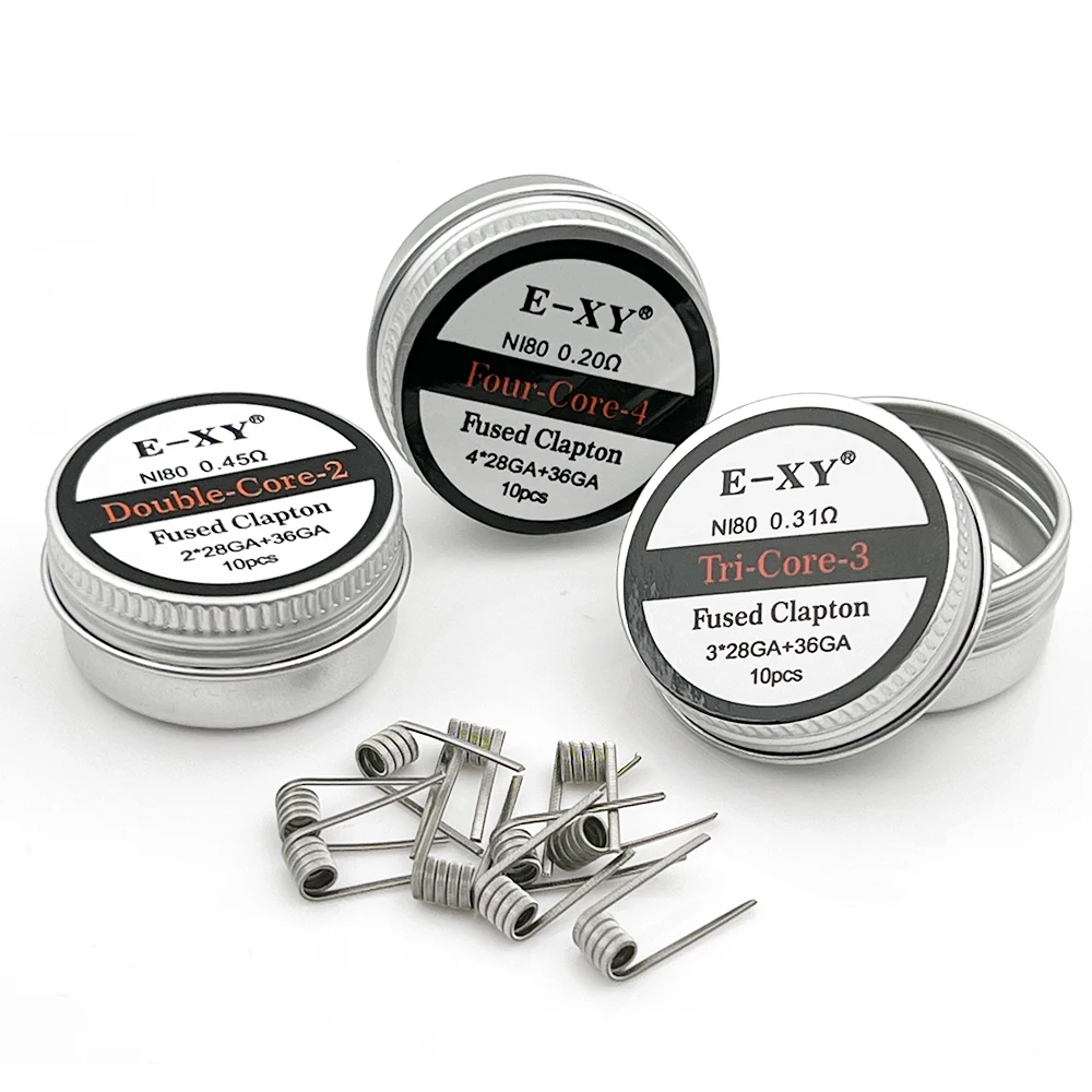 10pcs/box Ni80 Prebuilt Coil 2 - Vape Accessory 评论和价格