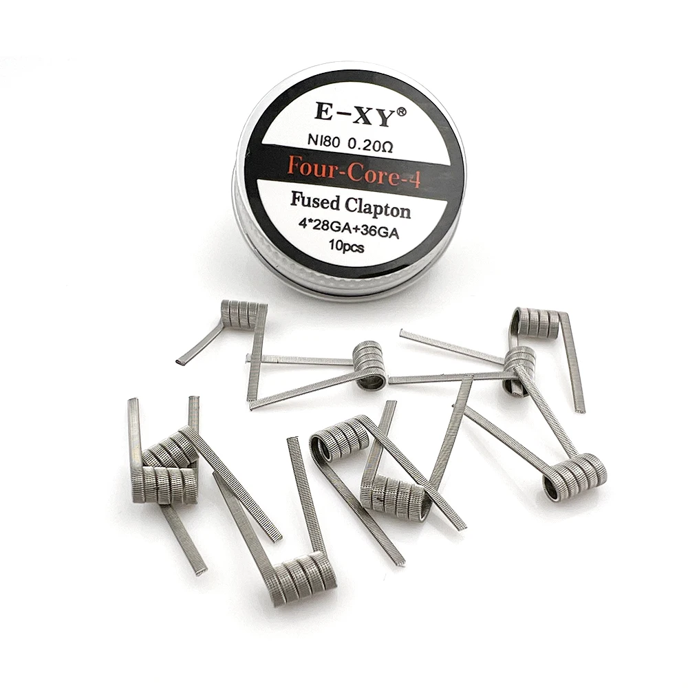 10pcs/box Ni80 Prebuilt Coil 2 - Vape Accessory 评论和价格