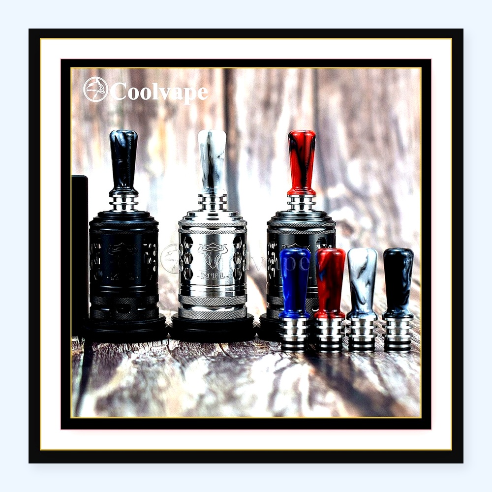 Tauren MTL RTA 510 Drip Tip -  - Drip Tip Resin 评论和价格
