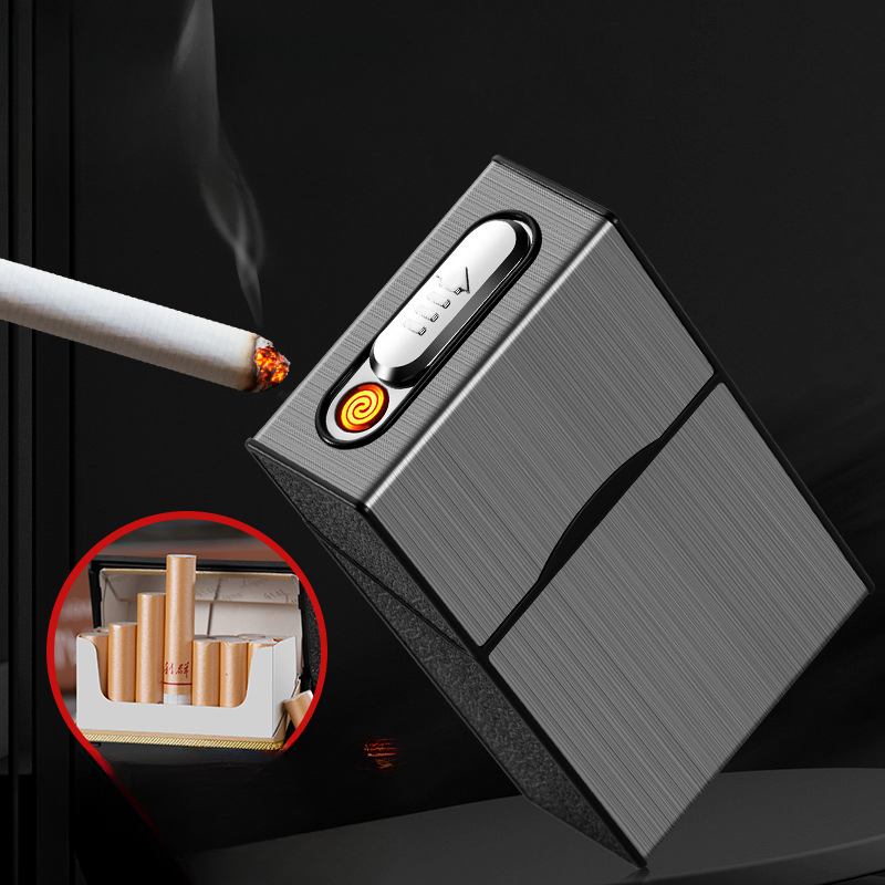 2 In 1 20 Cigarette Case Light - Vape Accessory 评论和价格